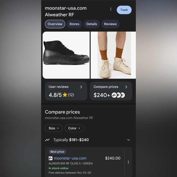 Moonstar Alweather high top sneakers size 11 made in Japan - Picture 7 of 7